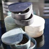 Alabaster Teardrop Double Boxes