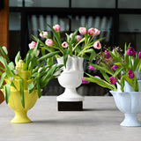 White Ceramic Tulipiere