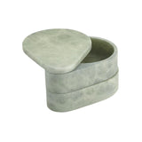 Alabaster Teardrop Double Boxes