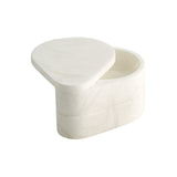 Alabaster Teardrop Double Boxes