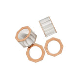 Arthur Napkin Ring Aged Set of 4