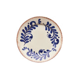 Casa Nuno Blue and White Dinner Plate Scroll Design