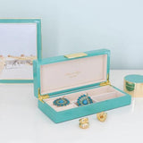 Turquoise Jewellery Box with Gold