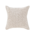 Textured square pillow on a white background