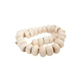 White Bone Beads