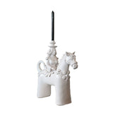 Puglia Large Horseback Candlestick