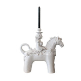 Puglia Large Horseback Candlestick