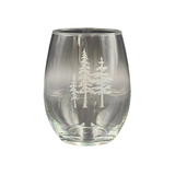 3 Trees Stemless Wine Glass