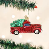 Old Truck with Tree Ornament