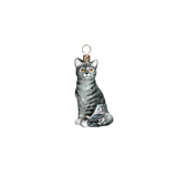 American Shorthair Gray Cat Ornament