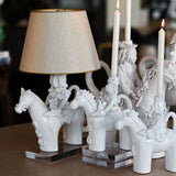 Puglia Medium Horseback Candlestick