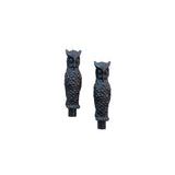 6"H Owl Taper Candle Set of 2