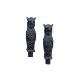 6"H Owl Taper Candle Set of 2