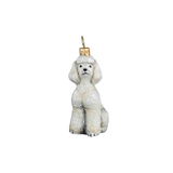 Toy Poodle White Ornament