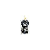 Shih Tzu Houndstooth Coat Ornament