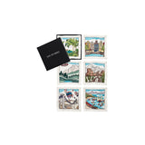 All The Places Cocktail Napkins Set Of 6