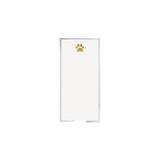 Buck Gold Foil Paw Notepad