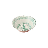 Casa Nuno Large Green/White Bowl