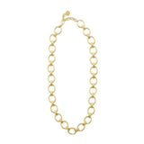 Cleopatra Grande Link Necklace Gold 16"+2''
