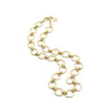 Cleopatra Grande Link Necklace Gold 16"+2''