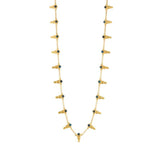 Cleopatra Ra Gem Necklace Blue Labradorite
