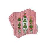Eloise Red Cocktail Napkins