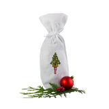 Holiday Girl Wine Bag