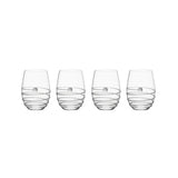 Juliska Amalia Stemless White Wine Glass Set of 4