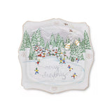 Juliska Berry & Thread North Pole Merry Christmas Trinket Tray