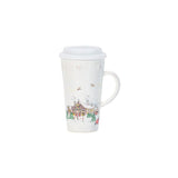 Juliska Berry & Thread North Pole Travel Mug with Silicon Lid