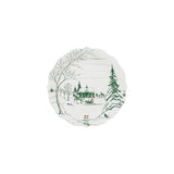 Juliska Country Estate Winter Frolic Party Plate Set of 4 Evergreen