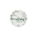 Juliska Country Estate Winter Frolic Party Plate Set of 4 Evergreen