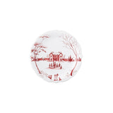 Juliska Country Estate Winter Frolic Party Plate Set of 4 Ruby