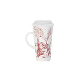 Juliska Country Estate Winter Frolic Travel Mug with Silicon Lid