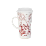 Juliska Country Estate Winter Frolic Travel Mug with Silicon Lid