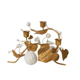 Juliska Forest Walk Pumpkin & Vine Triple Candlestick Holder