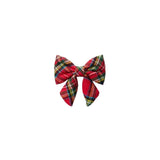 Lady Dog Bow Tartan Plaid