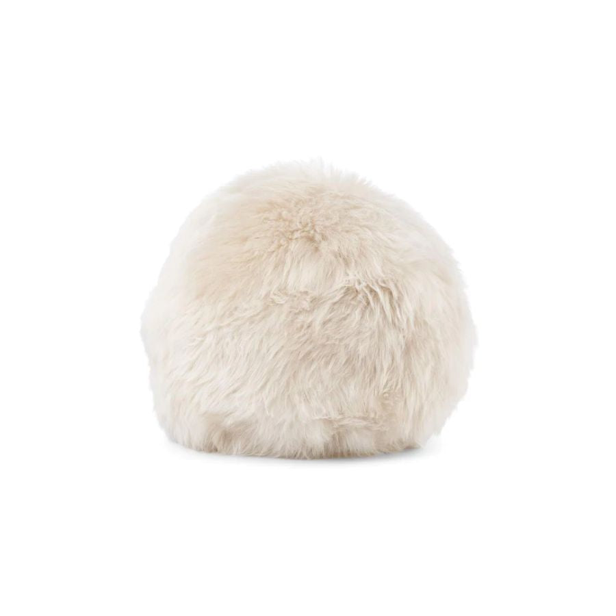 Linen Longwool Round Cushion