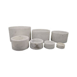 Marble Pots Set of 7