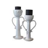 Puglia Candlesticks with Handles