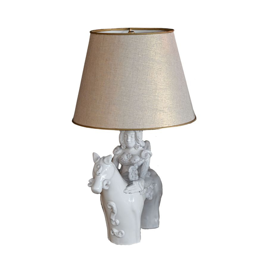 Puglia Large Horseback Lampshade/Candlestick