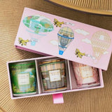 Baobab Travel Trio Candles Singapore-Athens-Paris