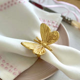 Bodrum Butterfly Napkin Rings Set of 4