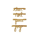 Season's Reasons Napkin Rings Set of 4