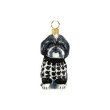 Shih Tzu Houndstooth Coat Ornament