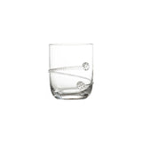 Stemless Cocktail Glass with Applied Rope Design Set of 4