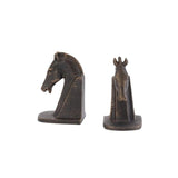 Trojan Horse Head Bookends