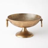 Ring Handle Bowl-Antique Brass
