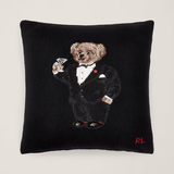 Ralph Lauren Martini Polo Bear Throw Pillow