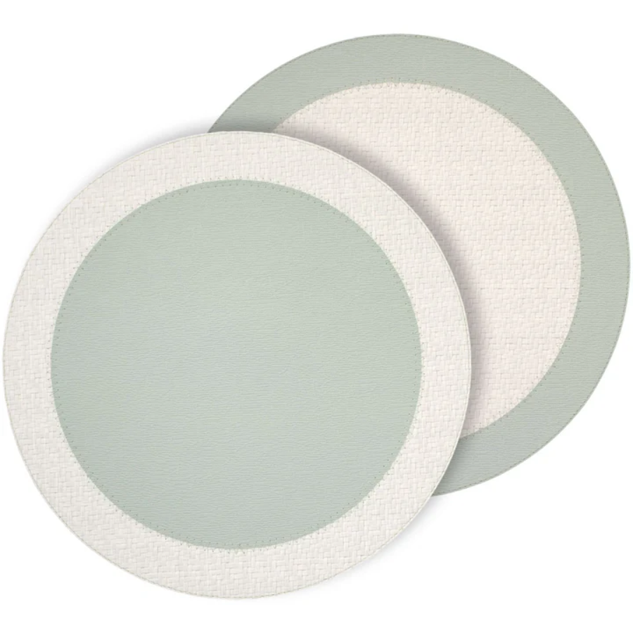 Bodrum Halo Reversible Round Placemats, Set of 4
